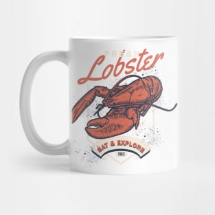 Freesh lobster eat and explore 1983 Mug